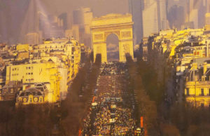 Paris MArathon start line