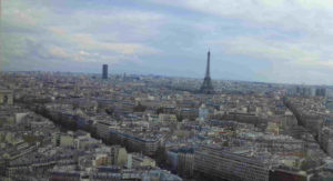 Paris Sky line from bar du la vue