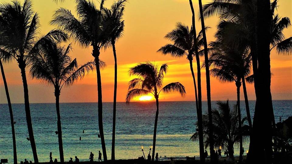USA Hawaii maui-sunset